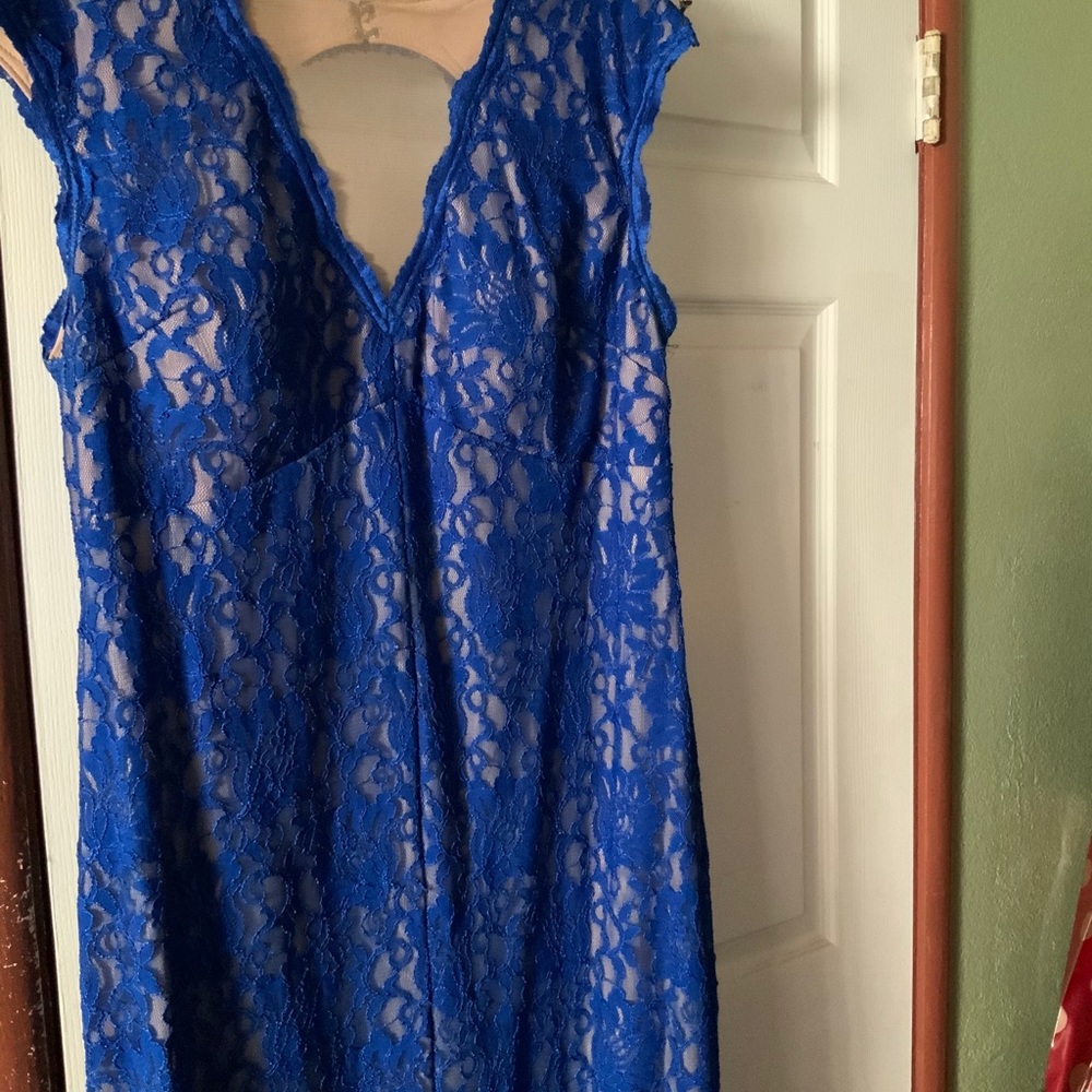 Royal blue dress